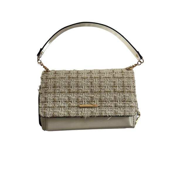 Source Unknown Handbags - Elegant Tweed and Leather Women's Bag